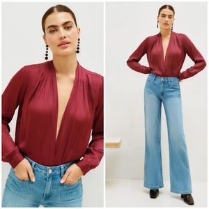 NWT PAIGE Sevilla Thong Bodysuit